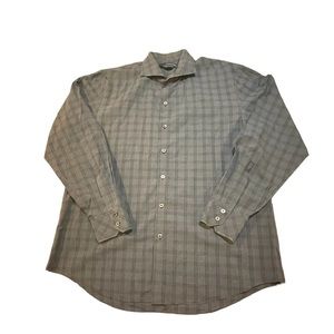 Zachary Prell Mens Plaid Button Down Shirt